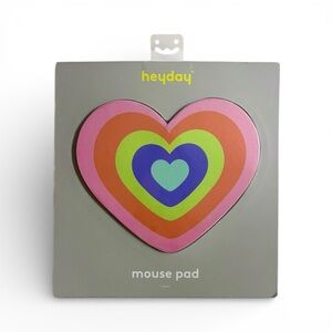 Heyday Multicolor Heart Mouse Pad